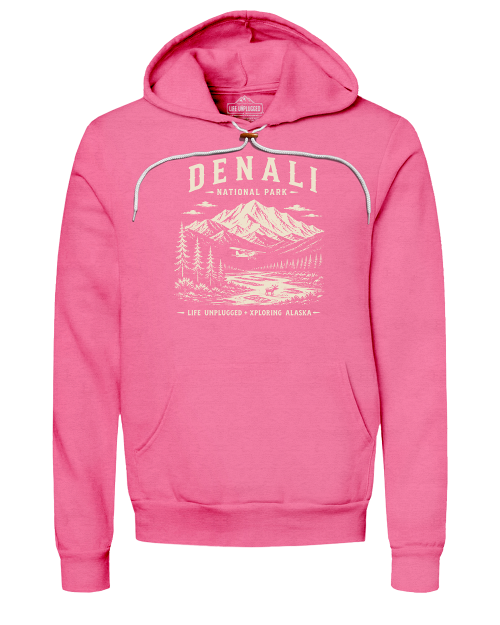 DENALI NATIONAL PARK XPLORING ALASKA Collaboration Super Soft Hoodie