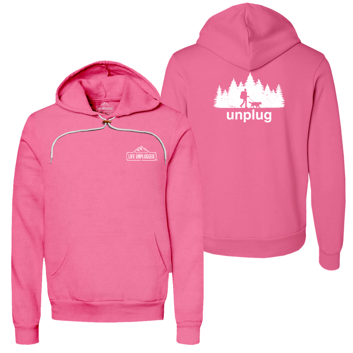 Dog Walks In The Woods Super Soft Hoodie