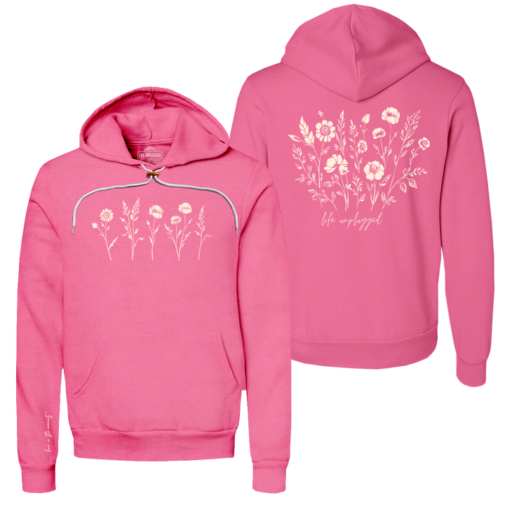 Live in the Moment Wildflower Super Soft Hoodie