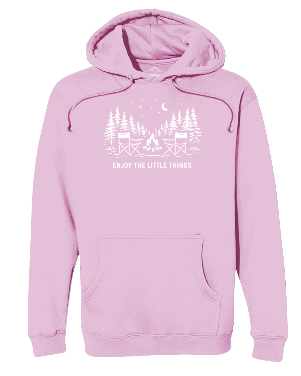 Enjoy The Little Things Campfire scene Heavyweight Hoodie
