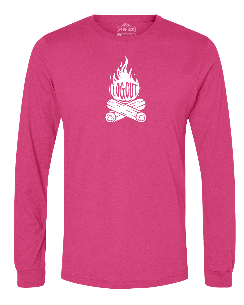 Log Out Campfire Long Sleeve T-Shirt