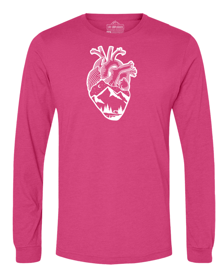 Anatomical Heart (Full Chest) Long Sleeve T-Shirt