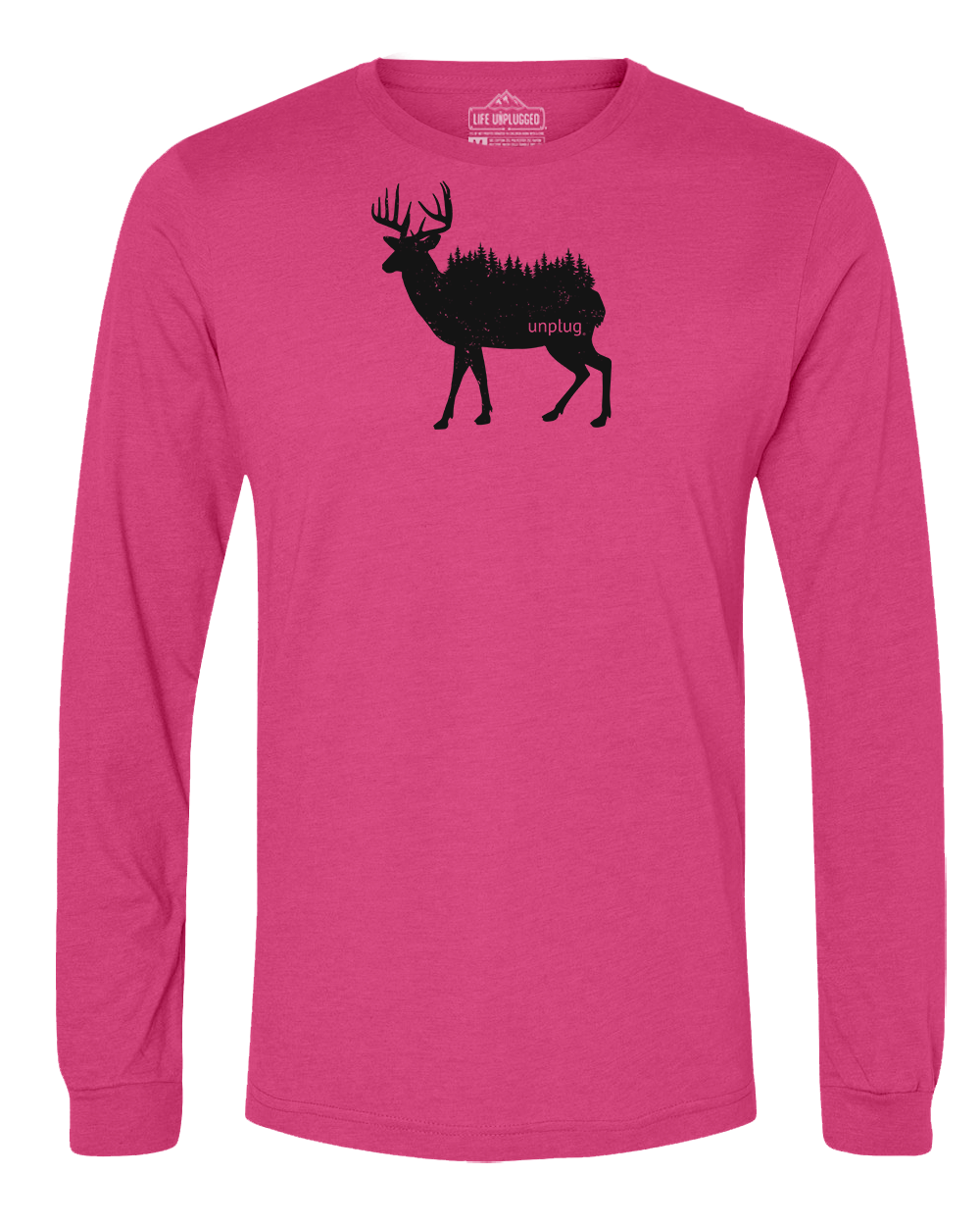 Deer In The Trees Long Sleeve T-Shirt
