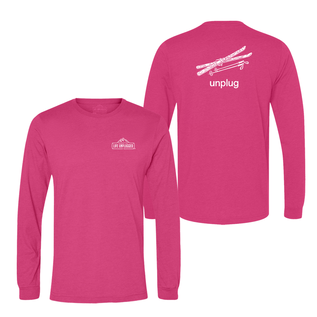 VINTAGE SKIS Long Sleeve T-Shirt