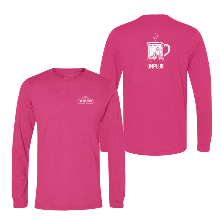 WOODEN COFFEE MUG Long Sleeve T-Shirt
