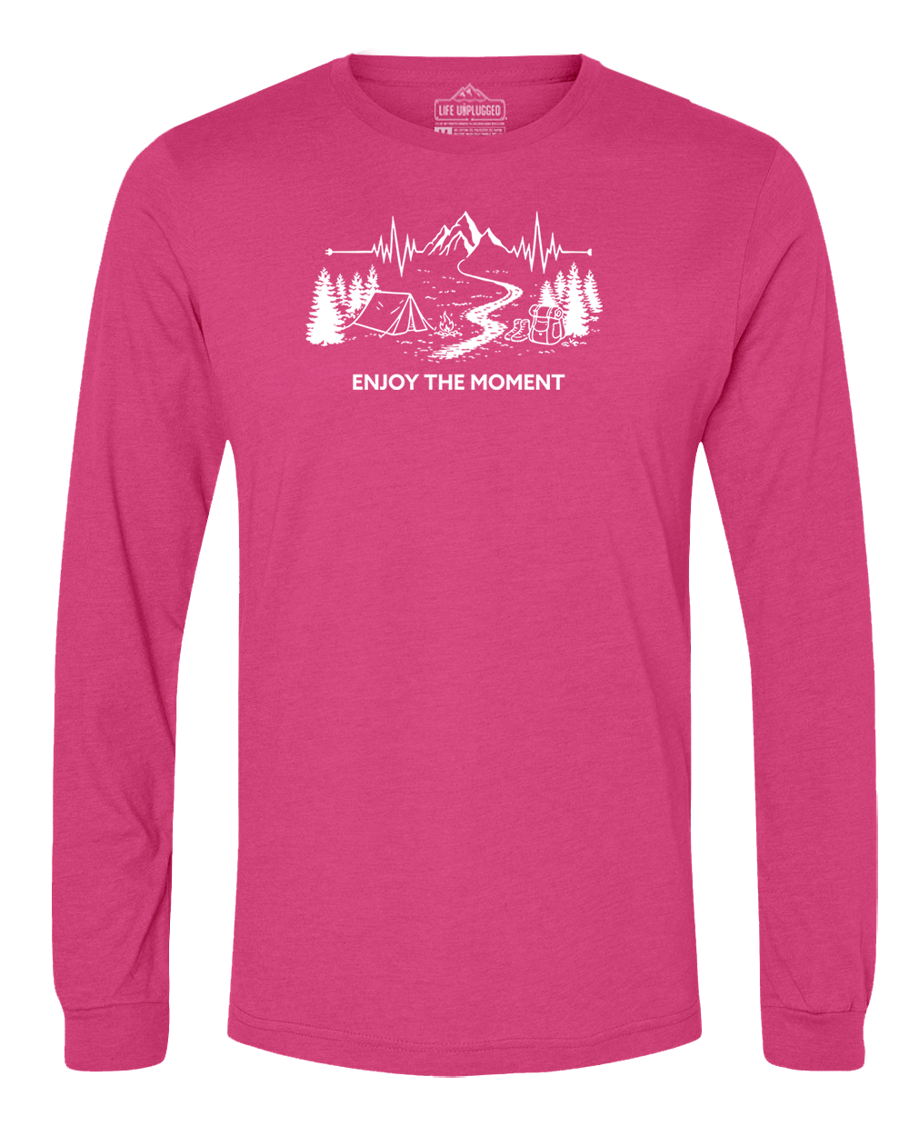 ENJOY THE MOMENT (MOUNTAIN SCENE) Long Sleeve T-Shirt