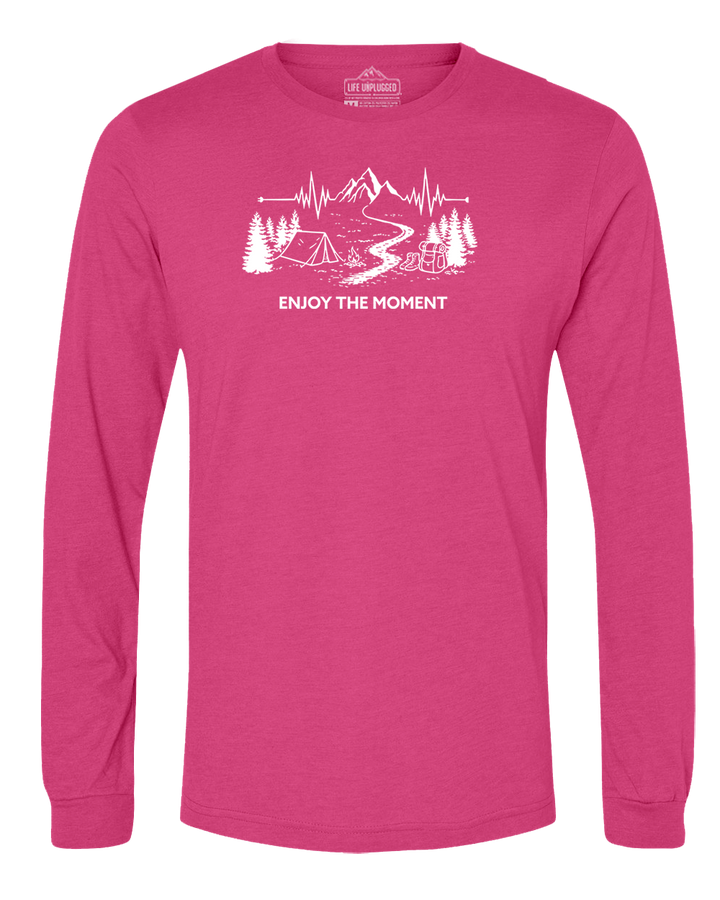 ENJOY THE MOMENT (MOUNTAIN SCENE) Long Sleeve T-Shirt