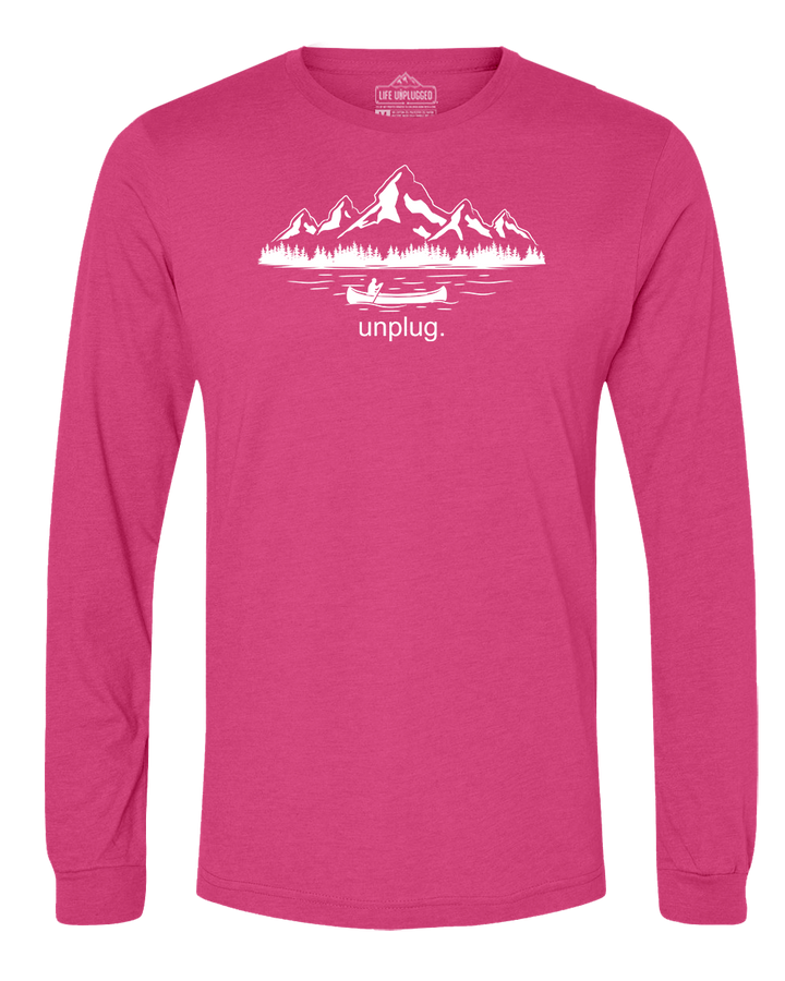 Canoeing in the Mountains Long Sleeve T-Shirt