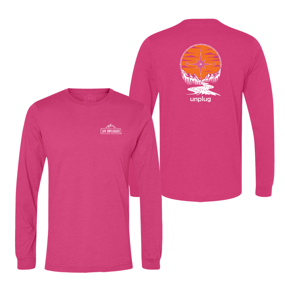Compass Sunset Long Sleeve T-Shirt