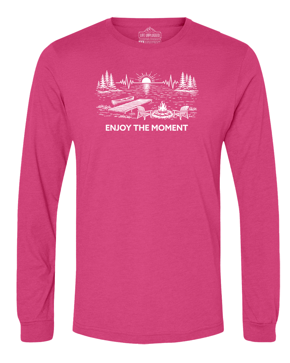 ENJOY THE MOMENT (LAKE SCENE) Long Sleeve T-Shirt