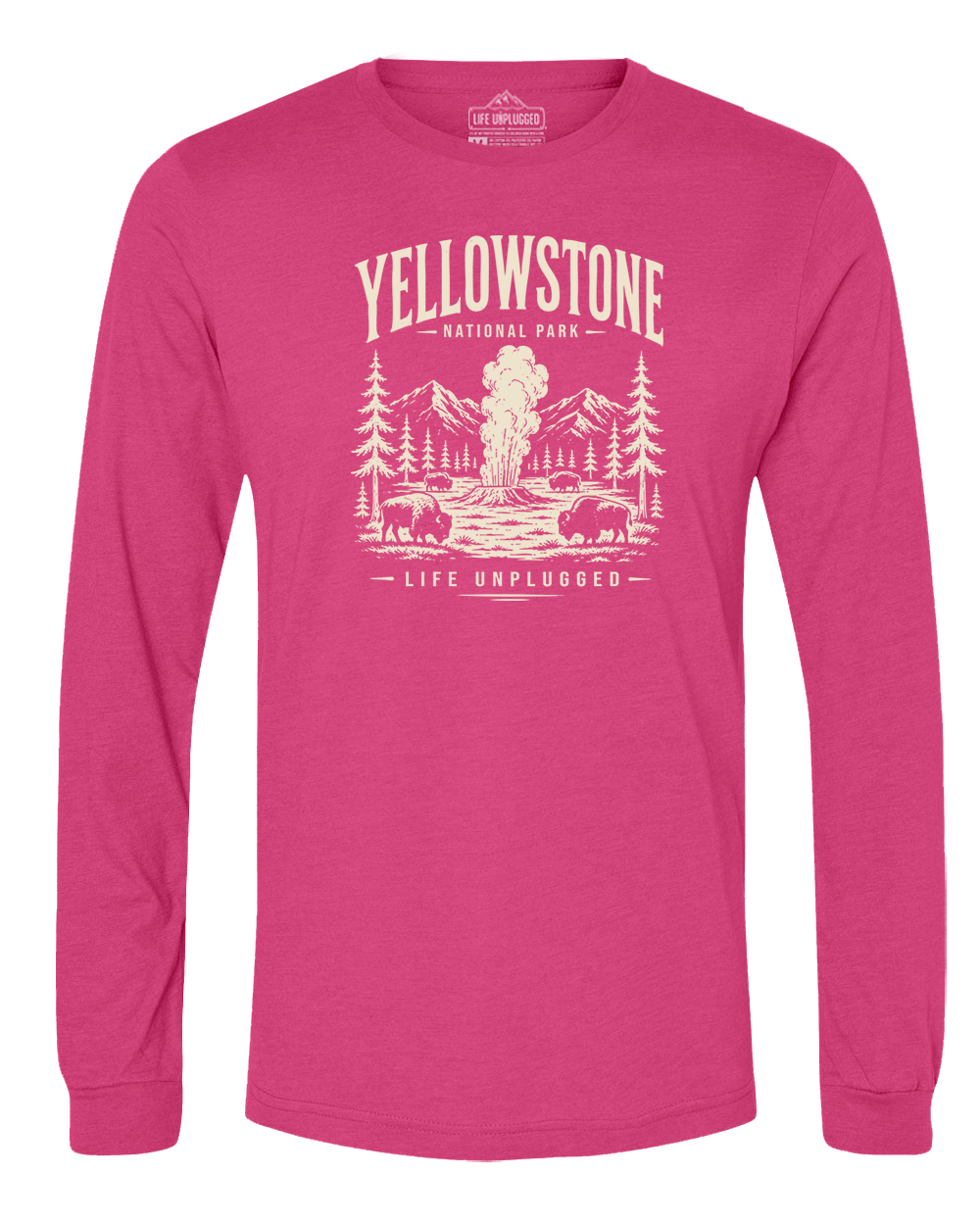 YELLOWSTONE NATIONAL PARK Long Sleeve T-Shirt