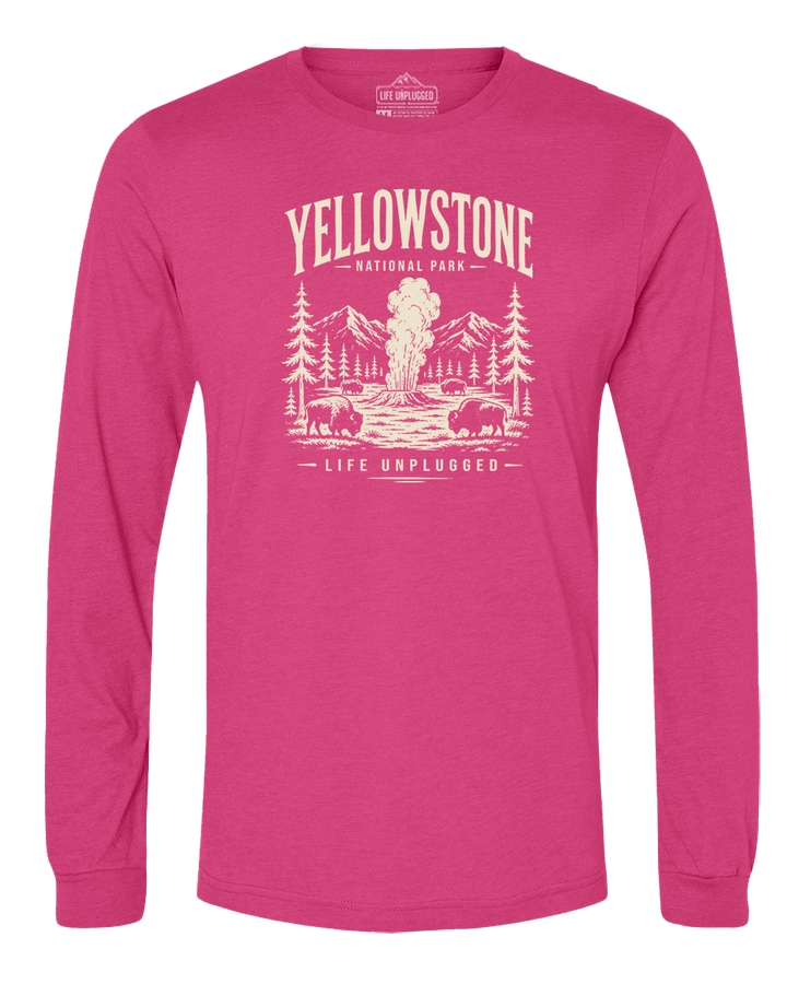 YELLOWSTONE NATIONAL PARK Long Sleeve T-Shirt