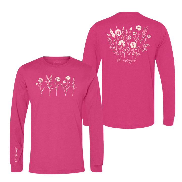 Live in the Moment Wildflower Long Sleeve T-Shirt
