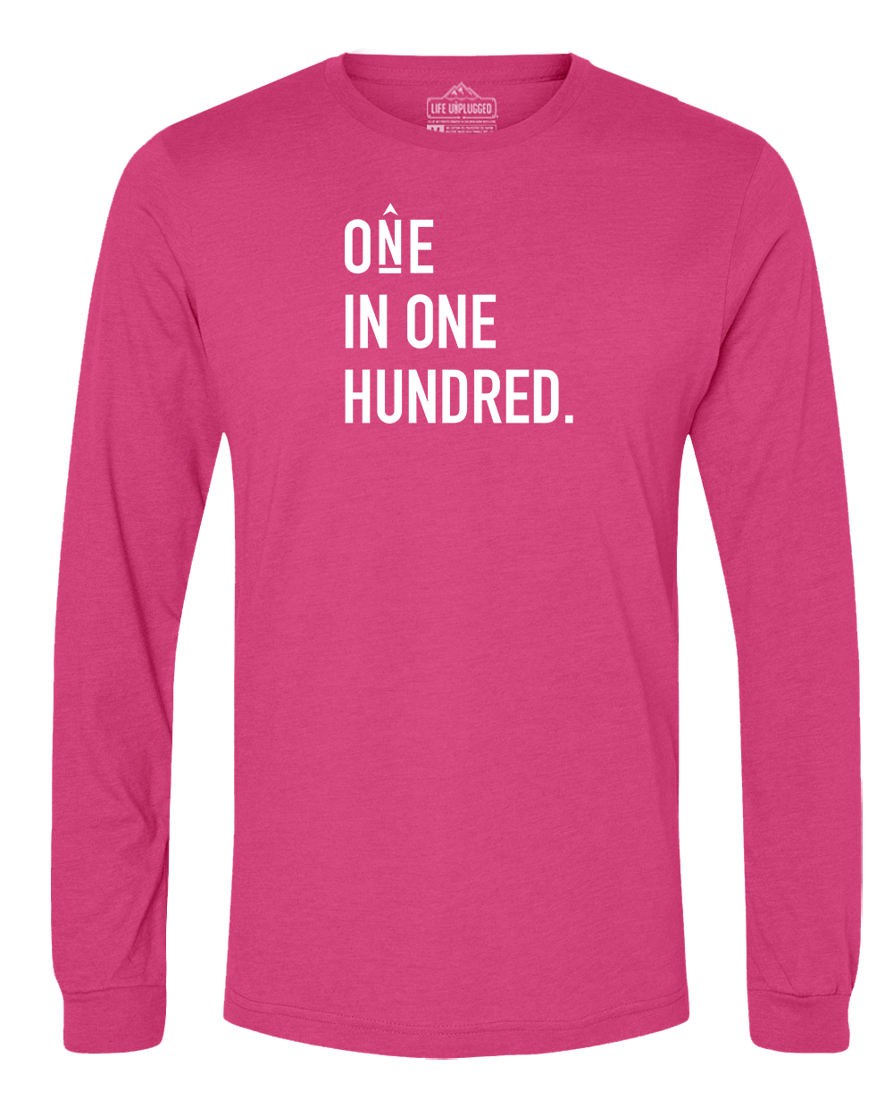One in One Hundred Stacked Long Sleeve T-Shirt