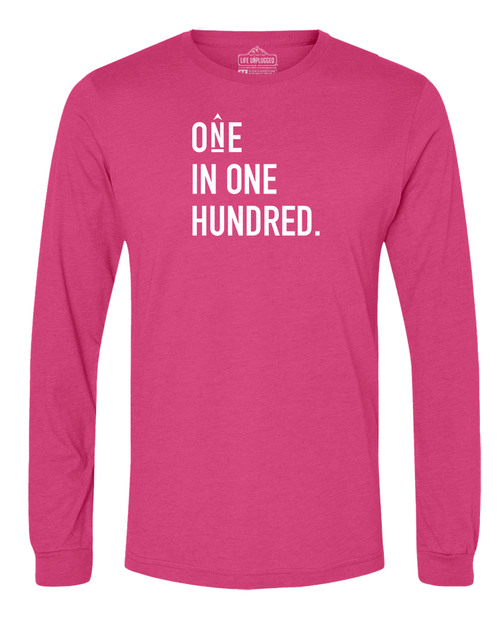 One in One Hundred Stacked Long Sleeve T-Shirt