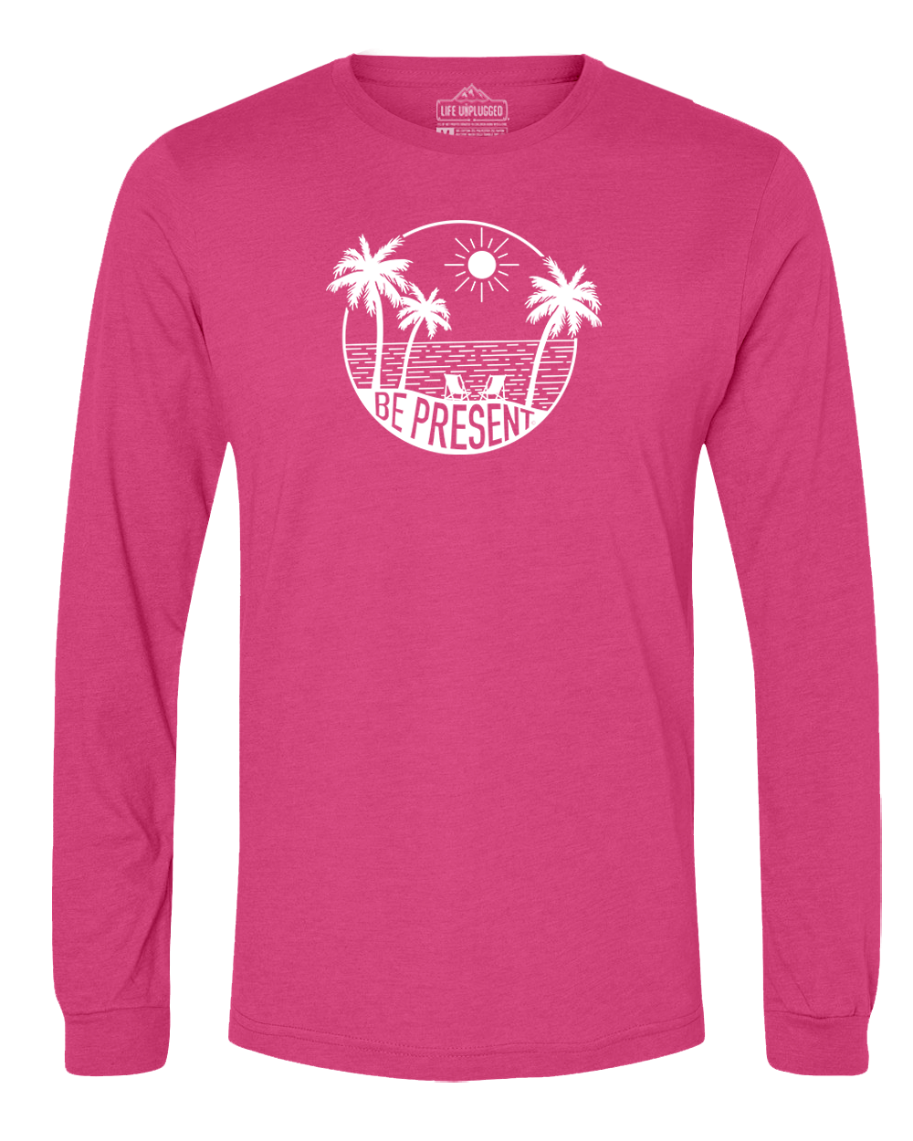 Be Present Beach Long Sleeve T-Shirt