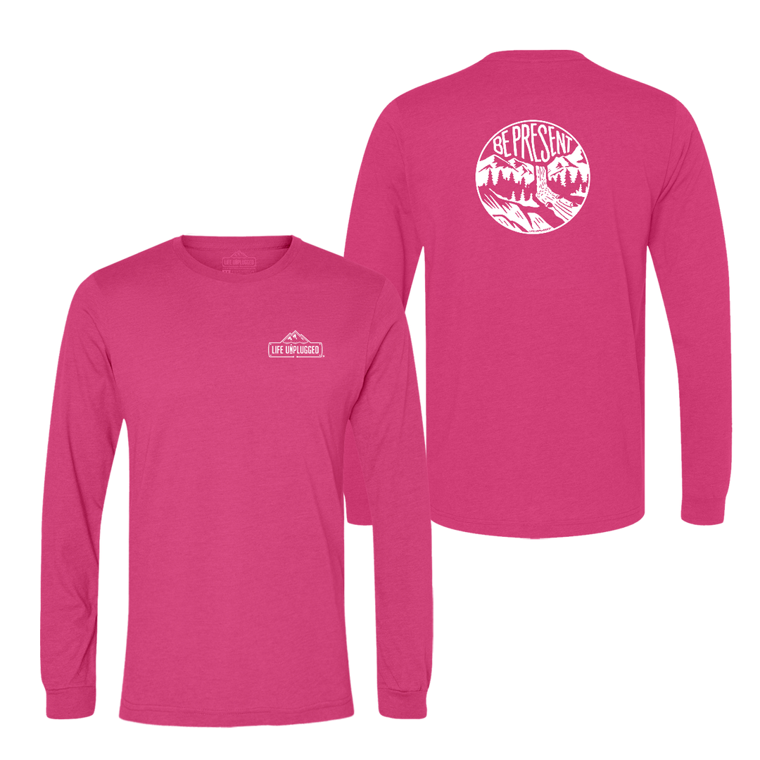 Be Present Waterfall Long Sleeve T-Shirt