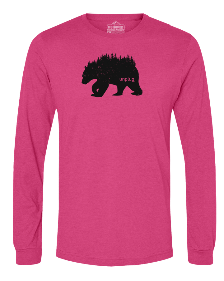 Bear In The Trees Long Sleeve T-Shirt