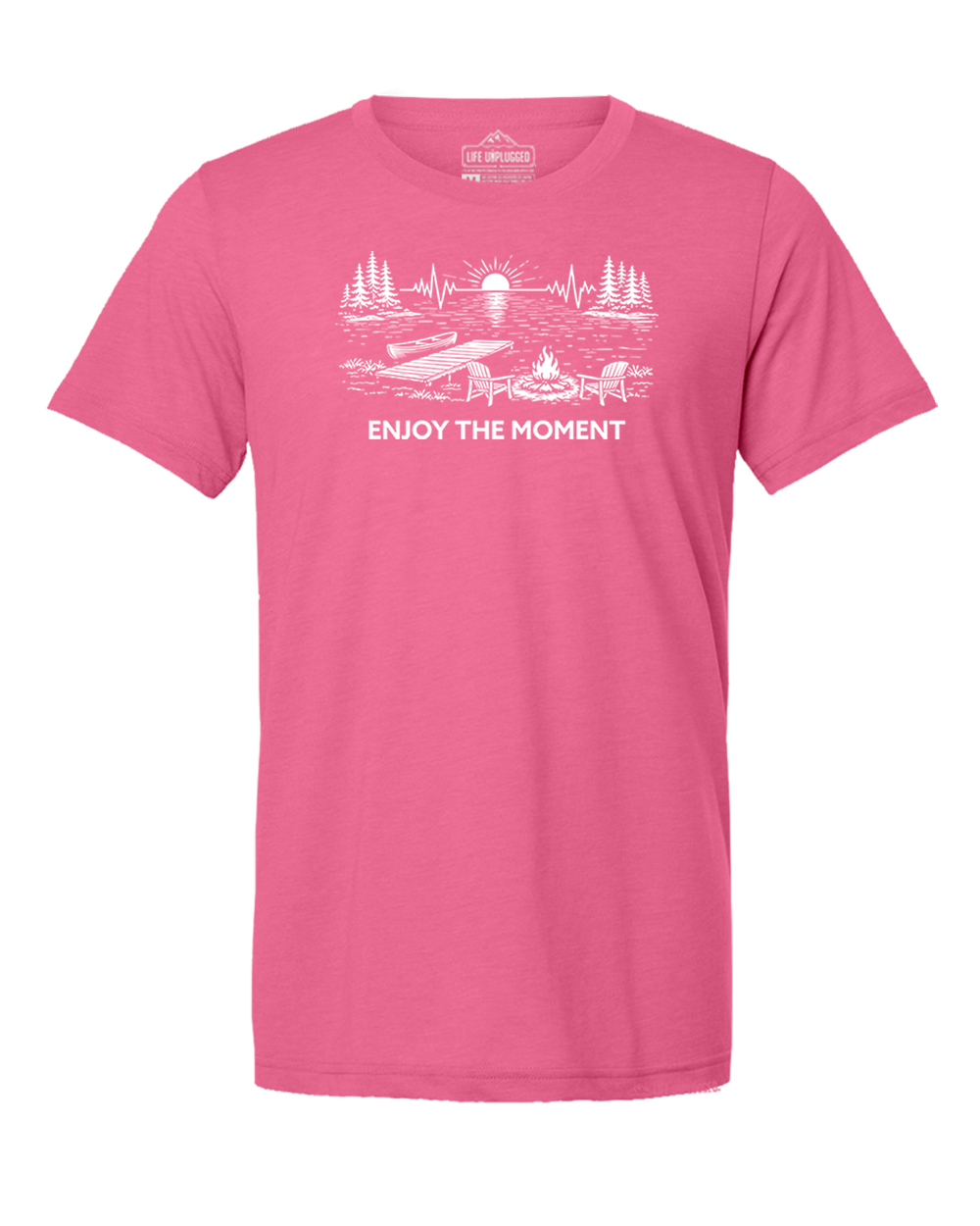 ENJOY THE MOMENT (LAKE SCENE) Triblend T-Shirt