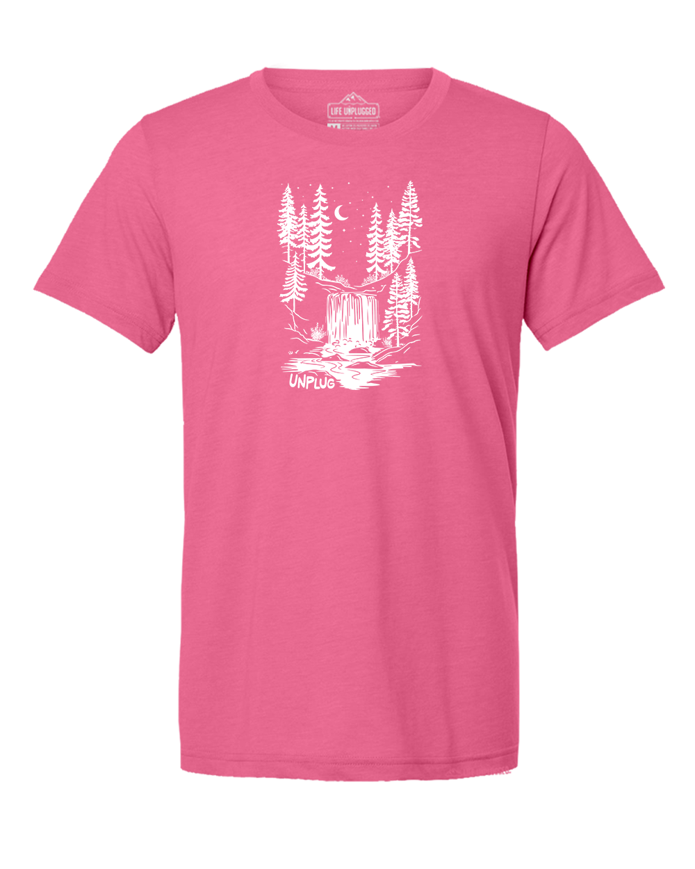 WATERFALL UNDER THE STARS Triblend T-Shirt