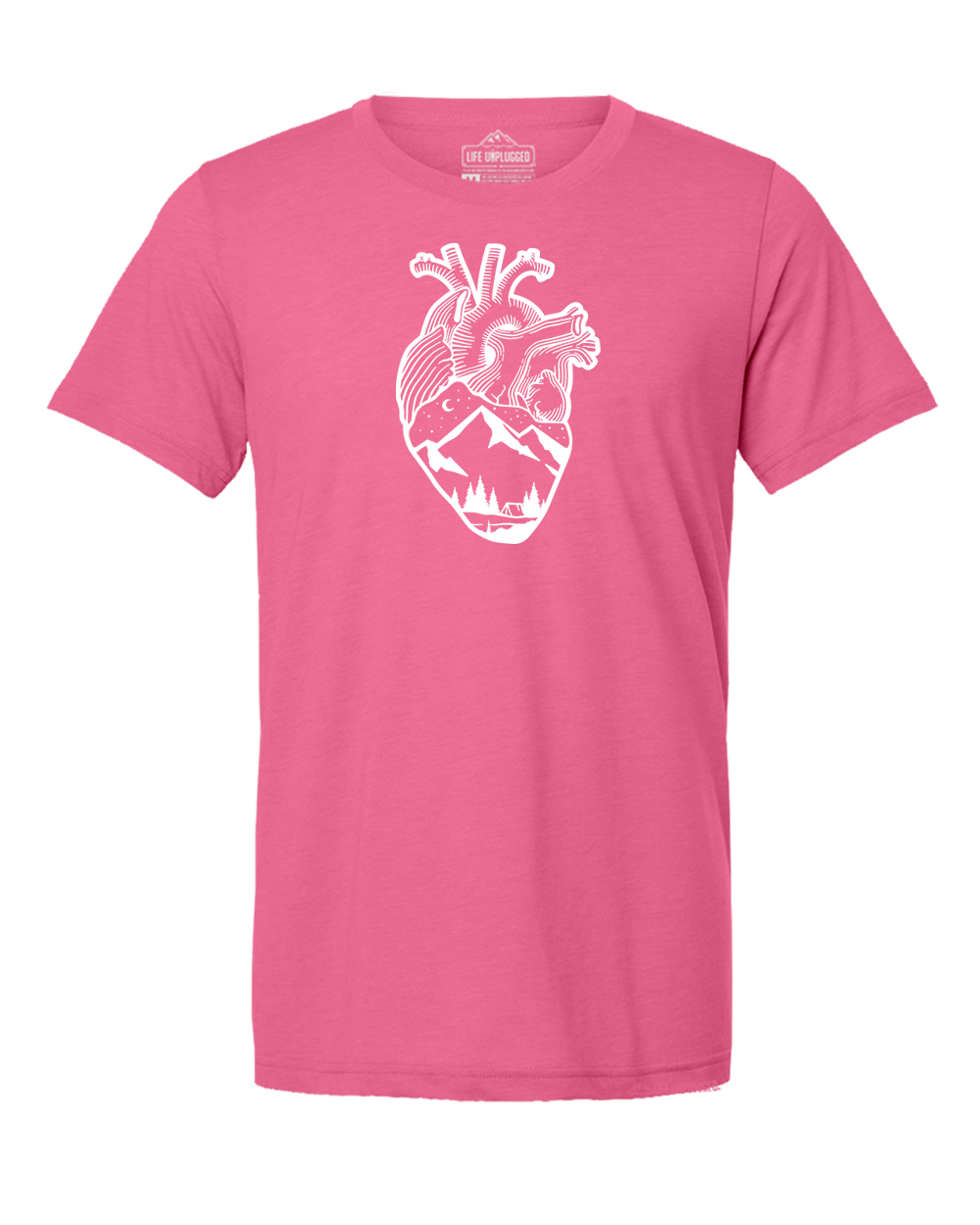 Anatomical Heart (Full Chest) Triblend T-Shirt