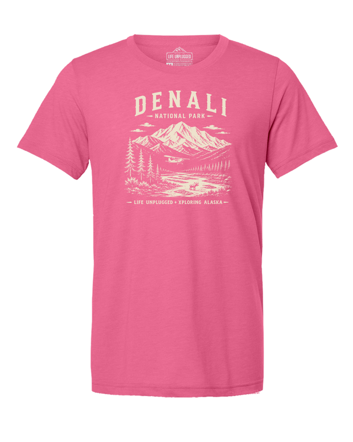 DENALI NATIONAL PARK XPLORING ALASKA Collaboration Triblend T-Shirt