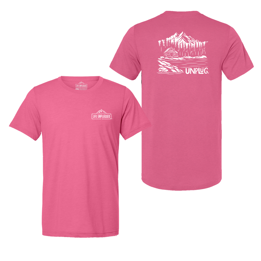 Cabin In the woods Triblend T-Shirt