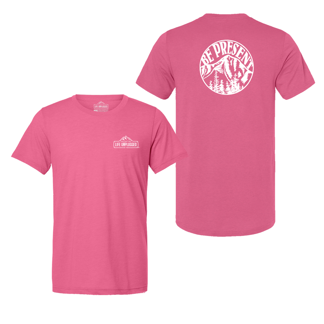 Be Present Mountain Triblend T-Shirt