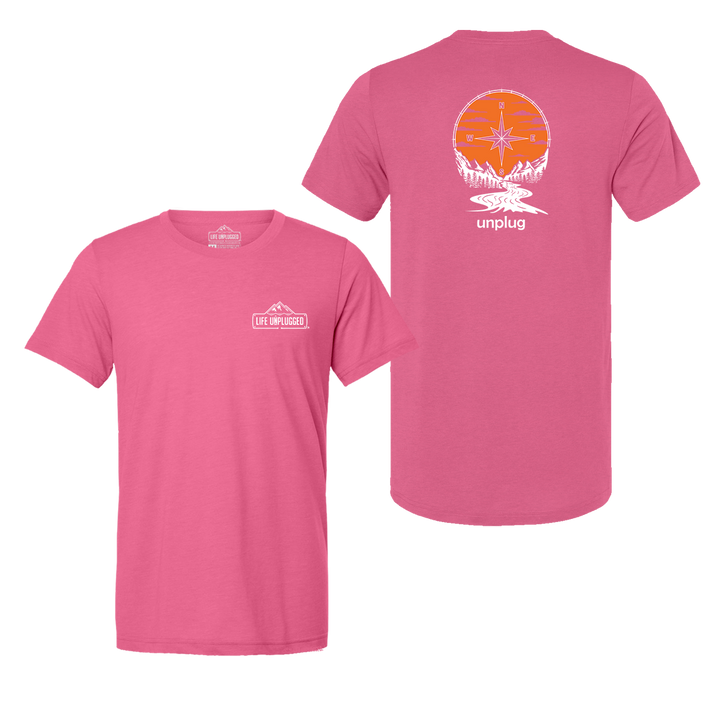 Compass Sunset Triblend T-Shirt