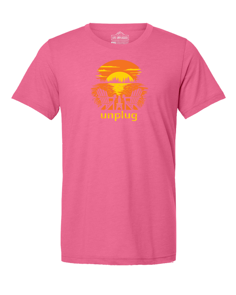 Chairs at Sunset Triblend T-Shirt