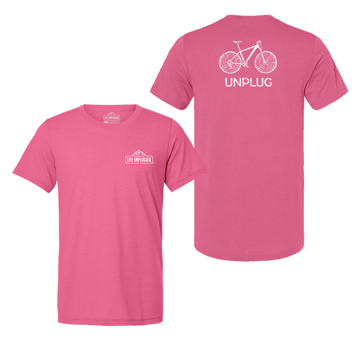 MOUNTAIN BIKE TREE STUMPS Triblend T-Shirt