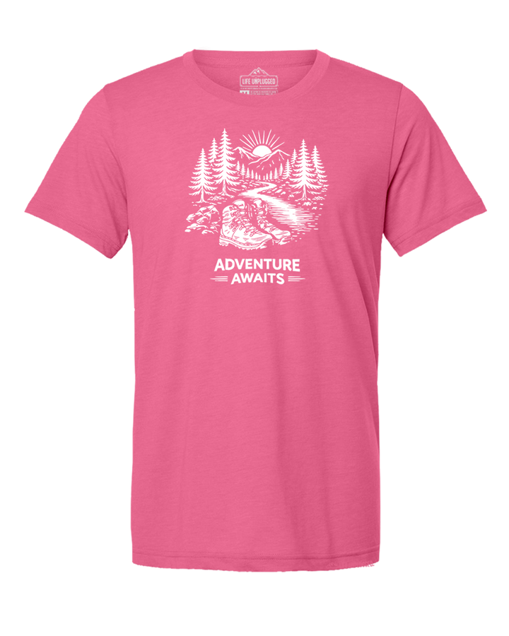 ADVENTURE AWAITS Triblend T-Shirt