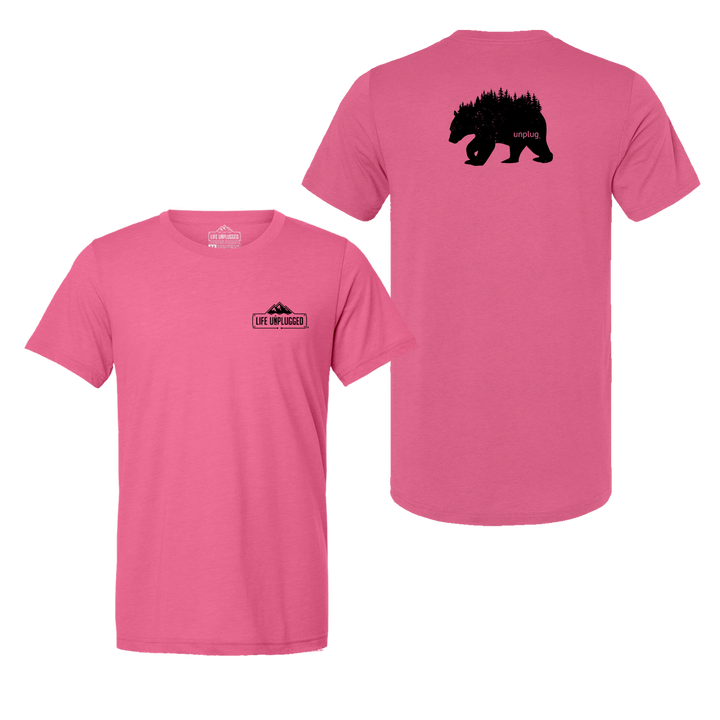 Bear In The Trees Triblend T-Shirt