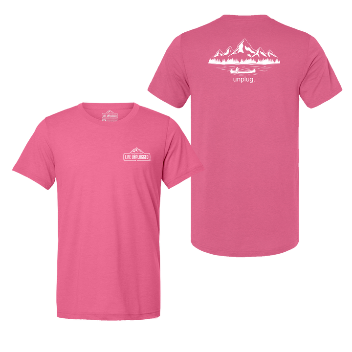 Canoeing in the Mountains Triblend T-Shirt
