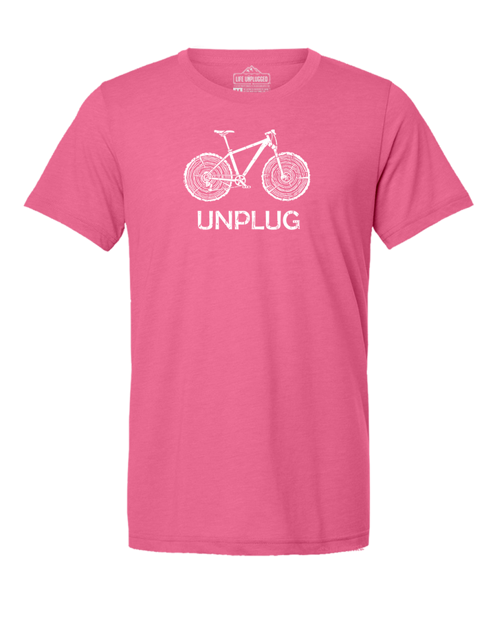 MOUNTAIN BIKE TREE STUMPS Triblend T-Shirt