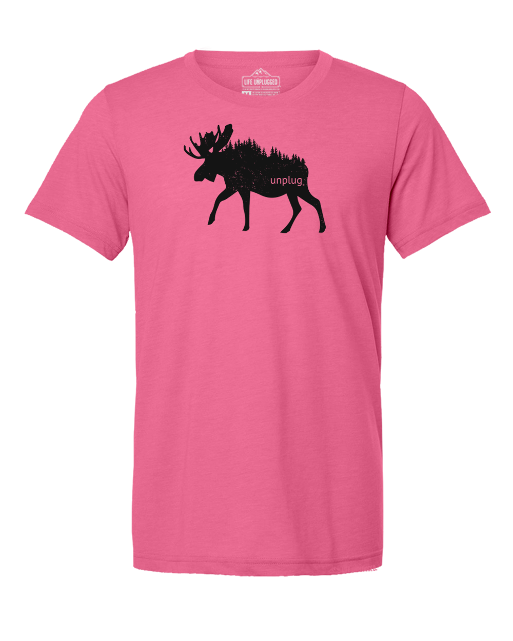 Moose In The Trees Triblend T-Shirt