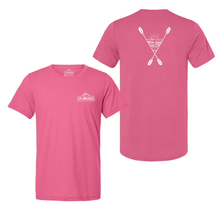 Kayaking Into The Sunset Triblend T-Shirt