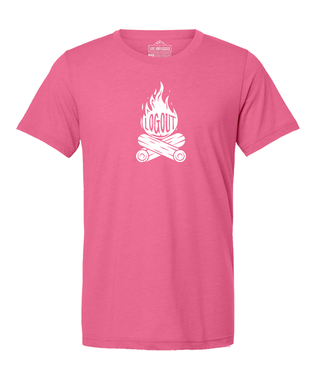 Log Out Campfire Triblend T-Shirt