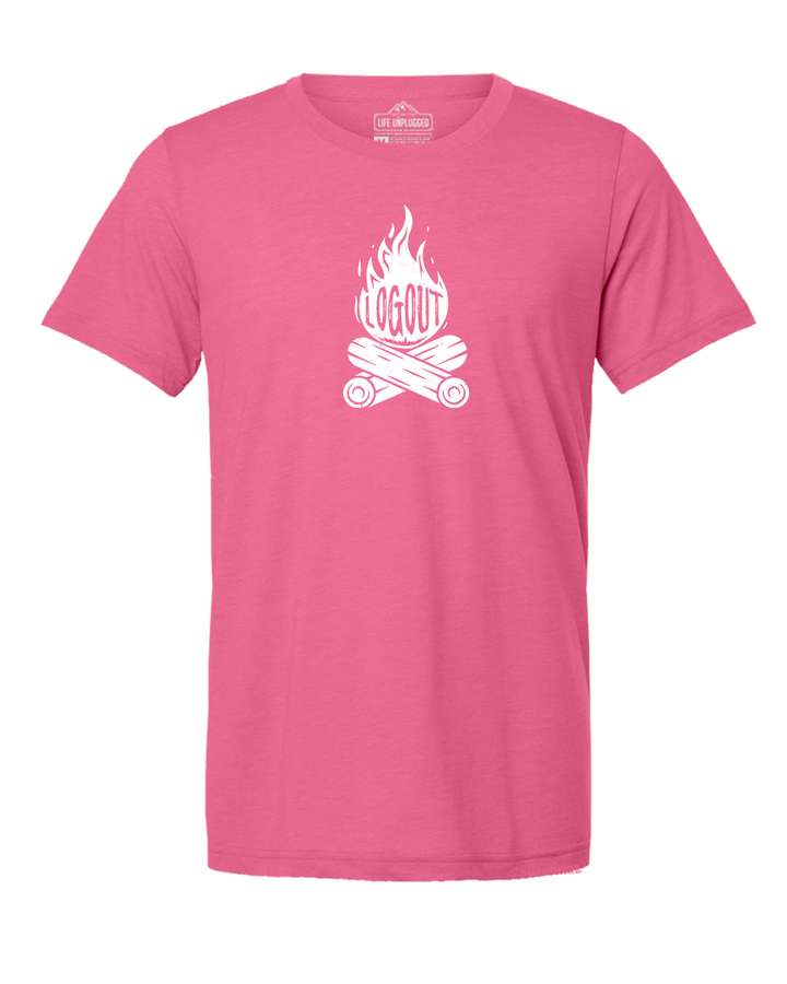Log Out Campfire Triblend T-Shirt
