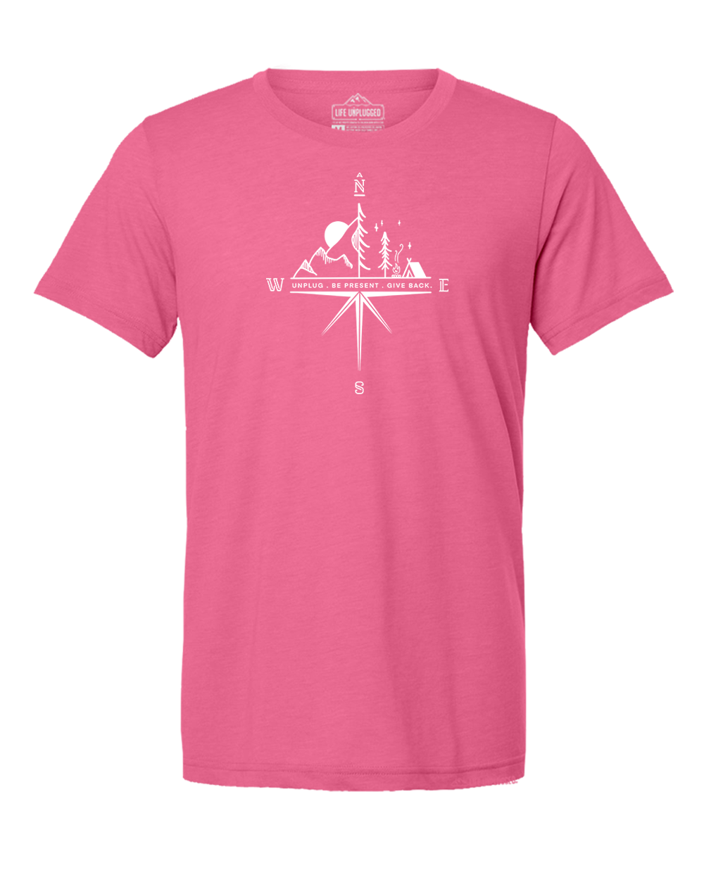 Compass Mountain Scene Triblend T-Shirt