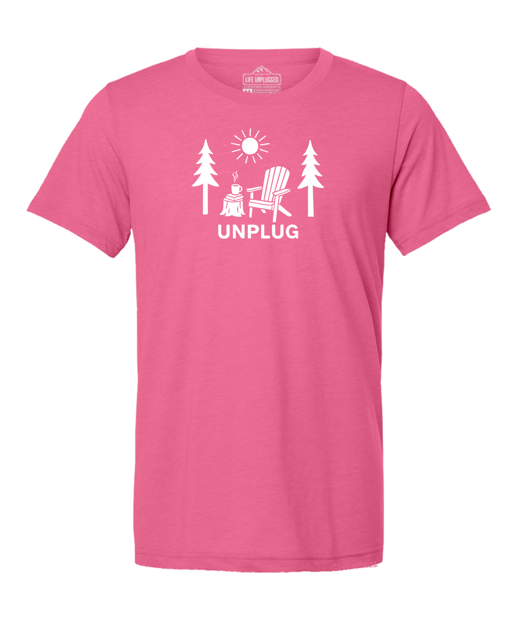 READING IN THE WOODS Triblend T-Shirt