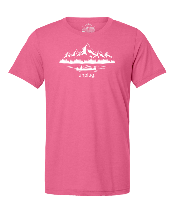 Canoeing in the Mountains Triblend T-Shirt
