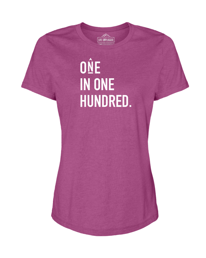 One in One Hundred Stacked Women's T-Shirt
