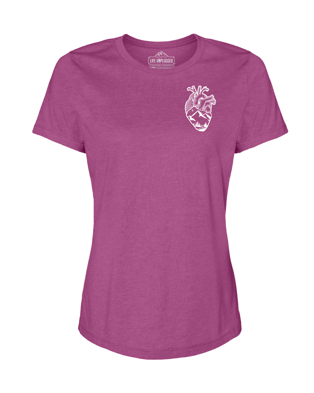 Anatomical Heart (Left Chest) Women's T-Shirt