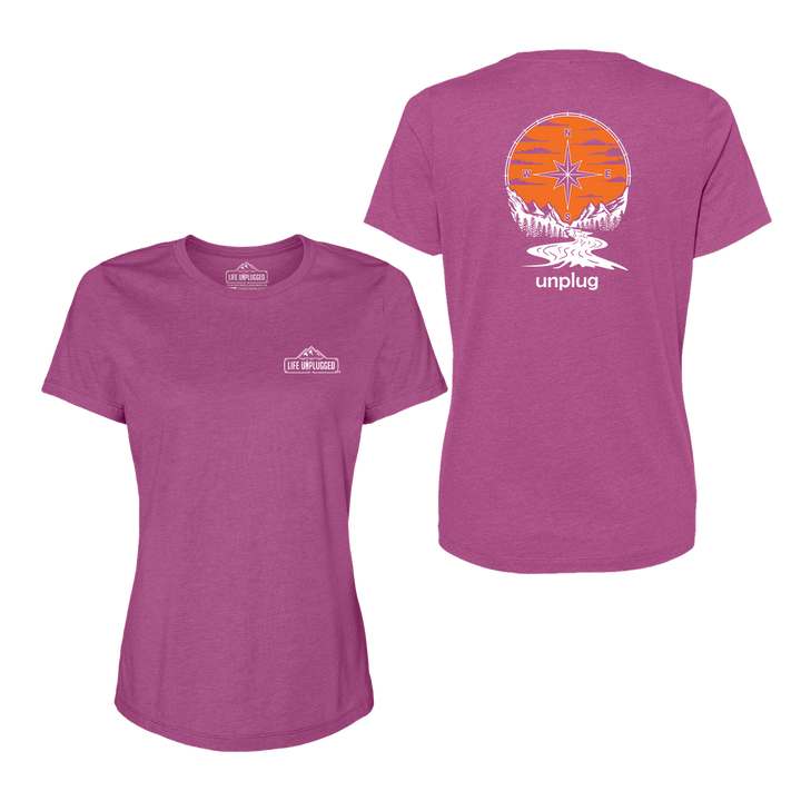 Compass Sunset Women's T-Shirt