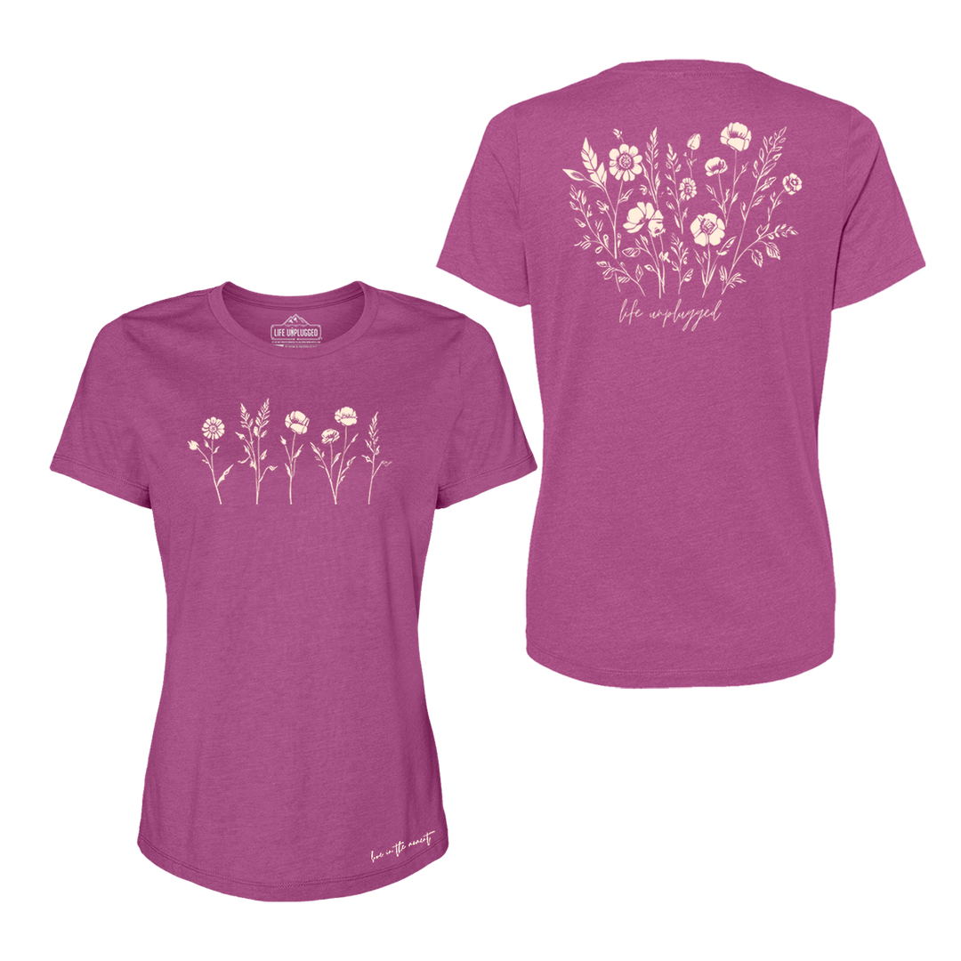 Live in the Moment Wildflower Women's T-Shirt