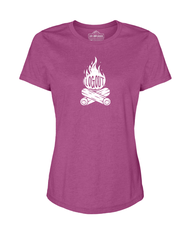 Log Out Campfire Women's T-Shirt