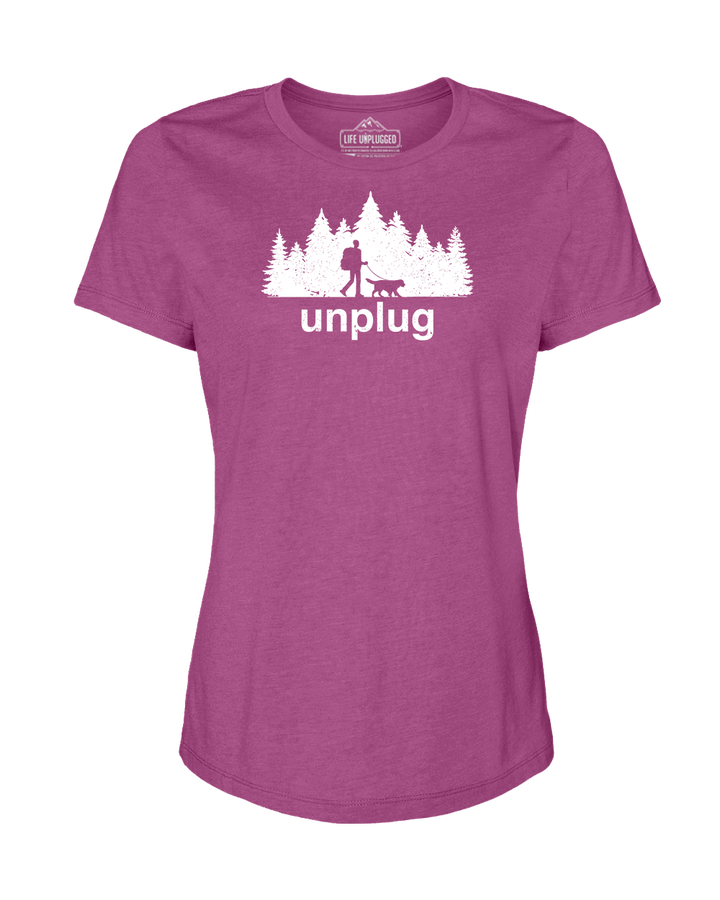 Dog Walks in the Woods Women's T-Shirt