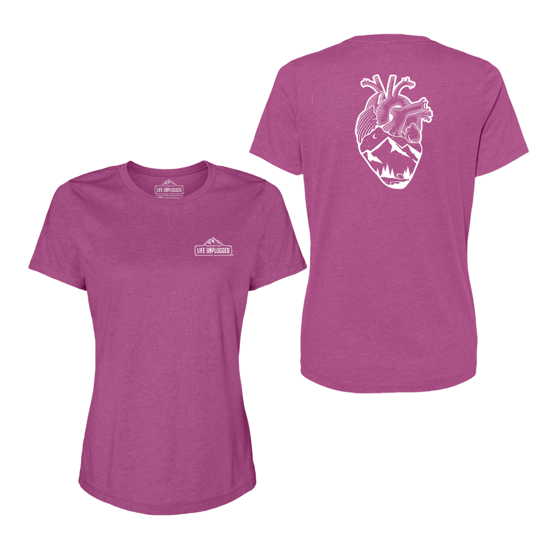 Anatomical Heart (Full Chest) Women's T-Shirt