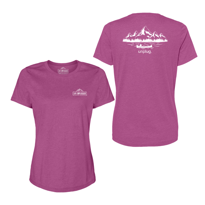 Canoeing in the Mountains Women's T-Shirt